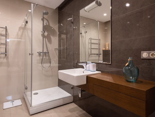 Glass shower styles · West Palm Beach — after